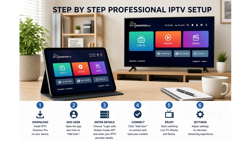 Smart IPTV Pro einrichten 2026